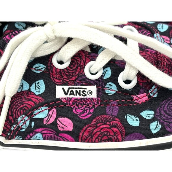 Vans Doheny Romantic Multi Color Floral Womens Lace Up Shoes Size 7.5 EUC - Picture 5 of 16